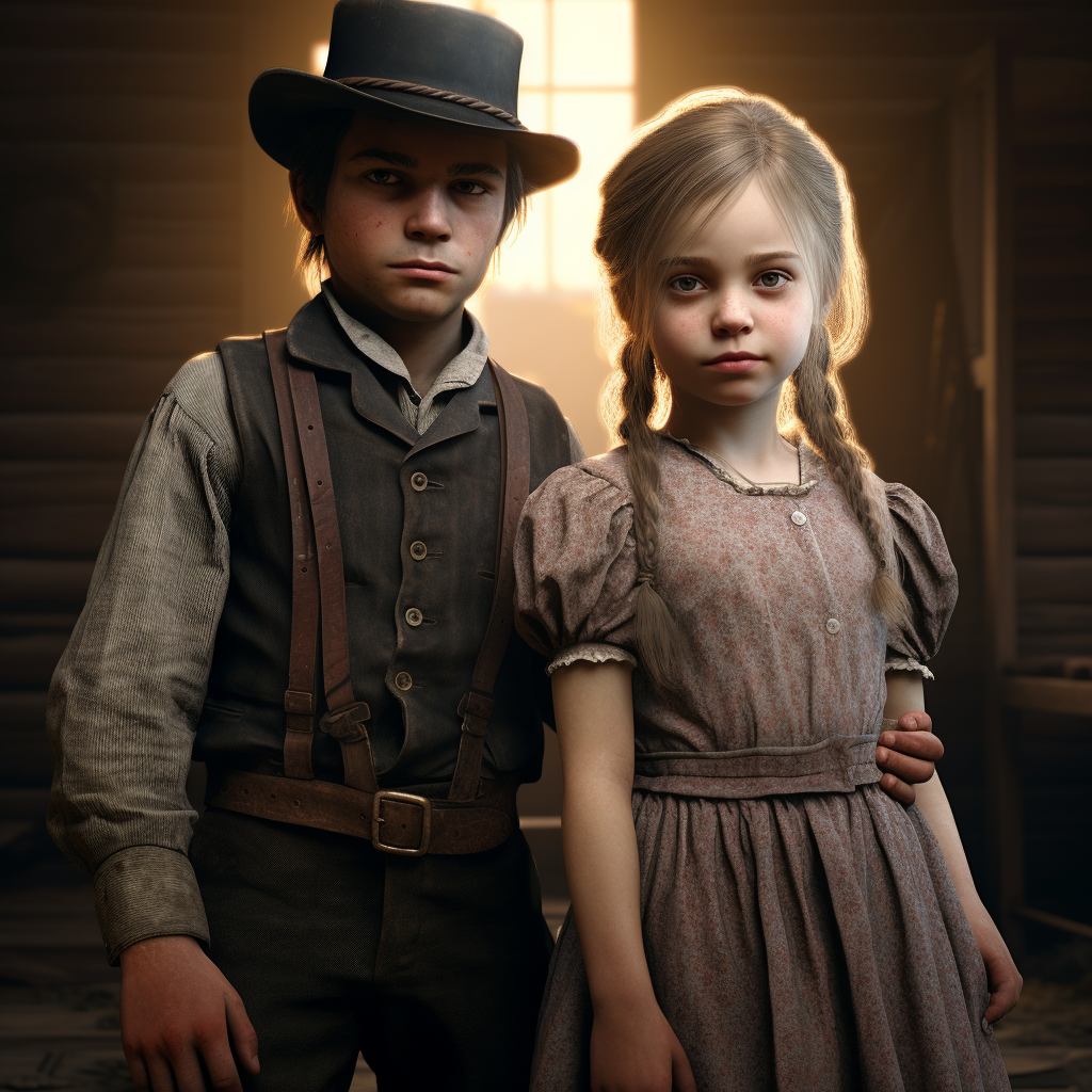 Arthur and Mary Linton's Children in Red Dead Redemption 2