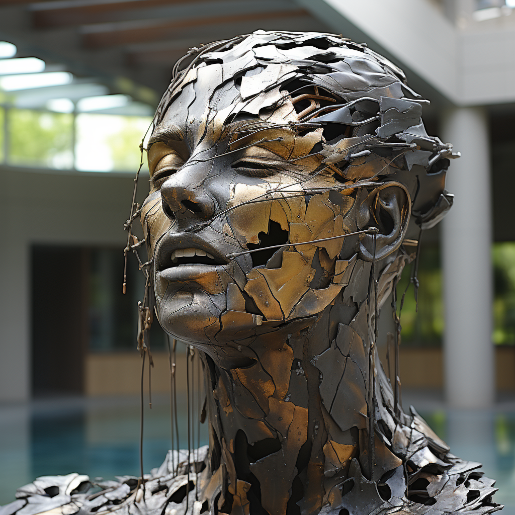 Artist Sculpture Inspired by Damian Ortega