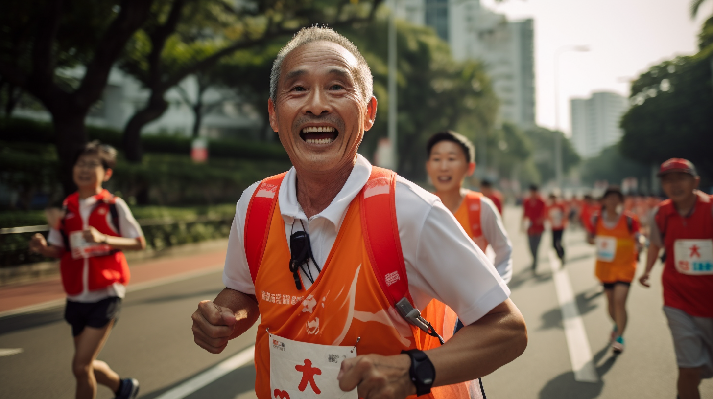 Man in marathon attire with number 52