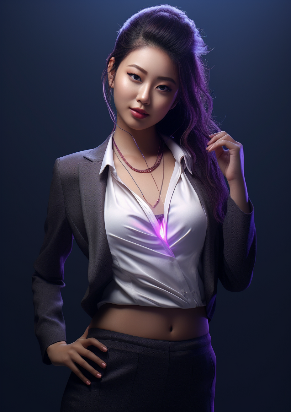 Asian Female Dealer Sicbo Gambling Emotion