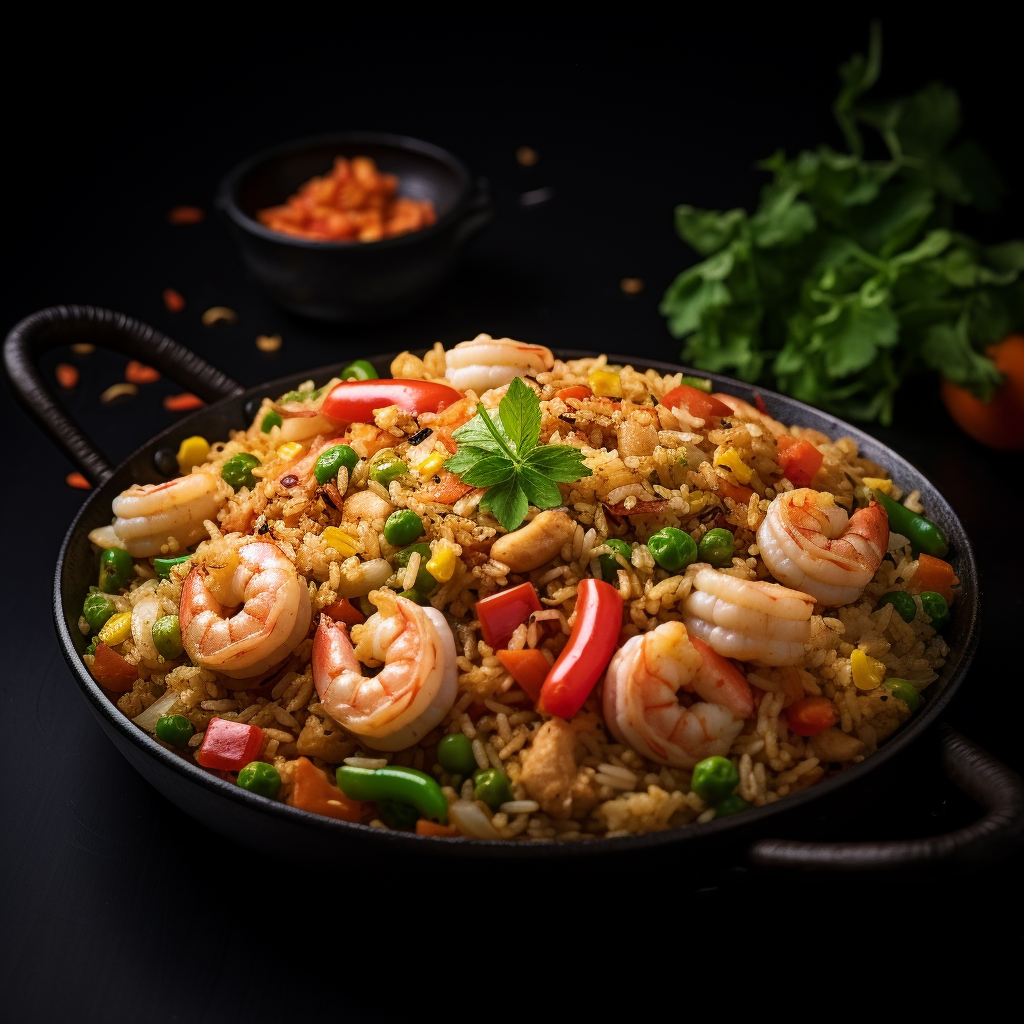 Asian Style Shrimp Fried Rice