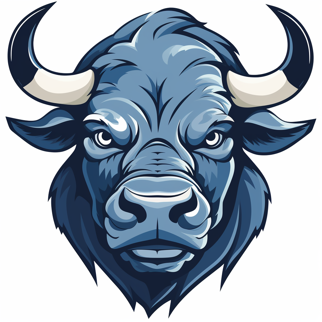 Cartoon Asian Buffalo Logo