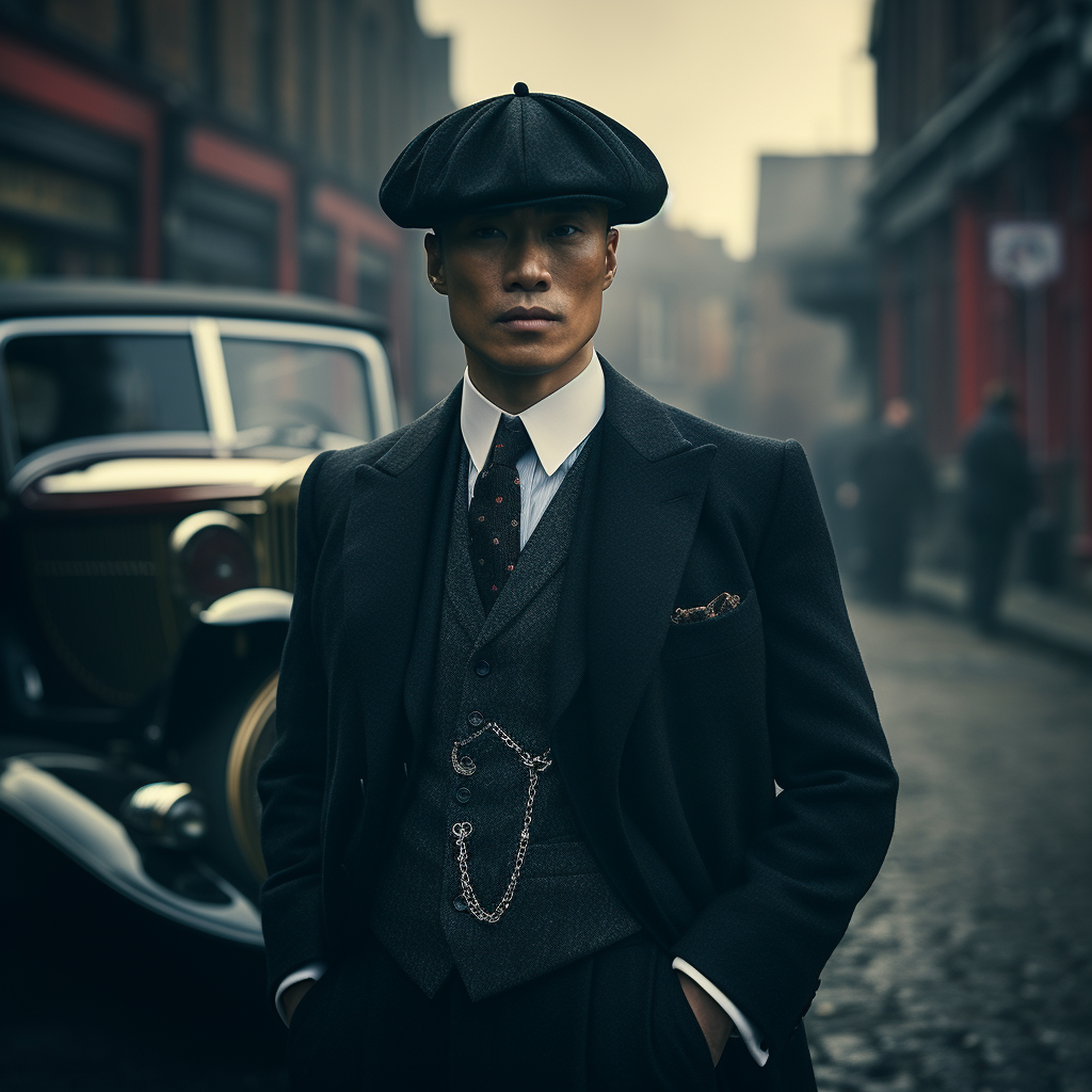 Asian Thomas Shelby in Peaky Blinders