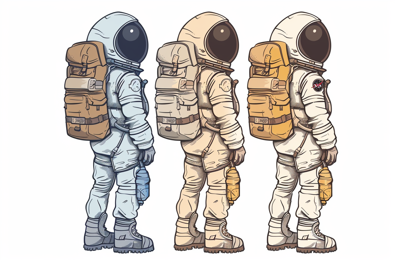 Astronaut Coloring Book Clipart Clip Art