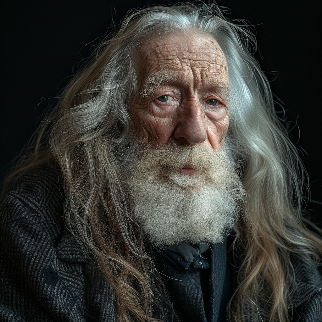 Astronomer Actor Old Age Dry Unique Long Hair