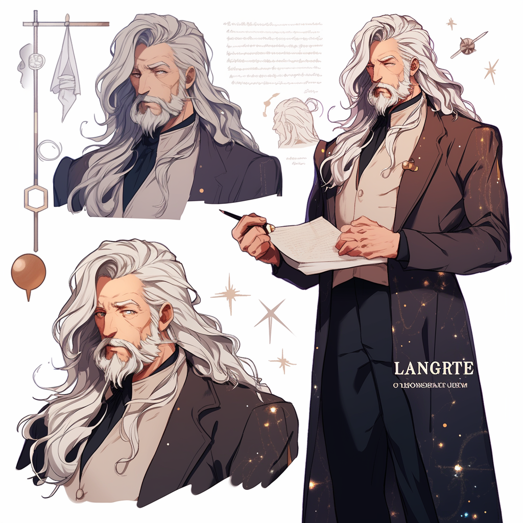 Astronomer actor with unique old age look