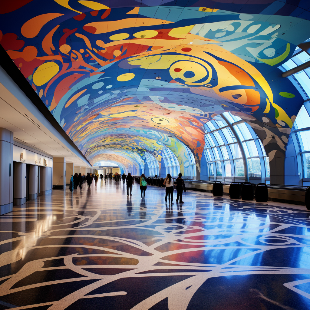 Atlanta airport arrivals welcome whispering