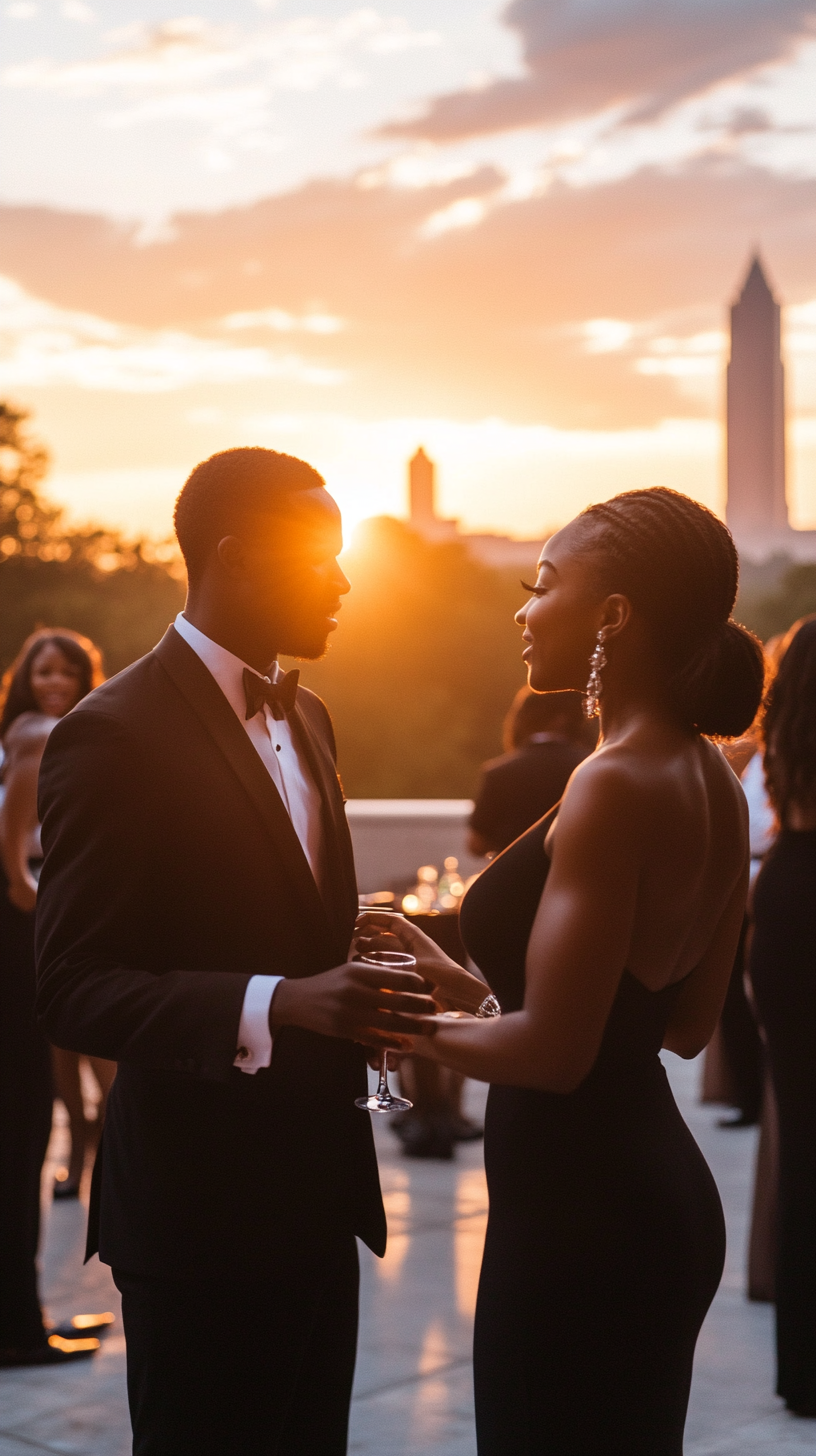 African Americans Dancing in Atlanta Soiree