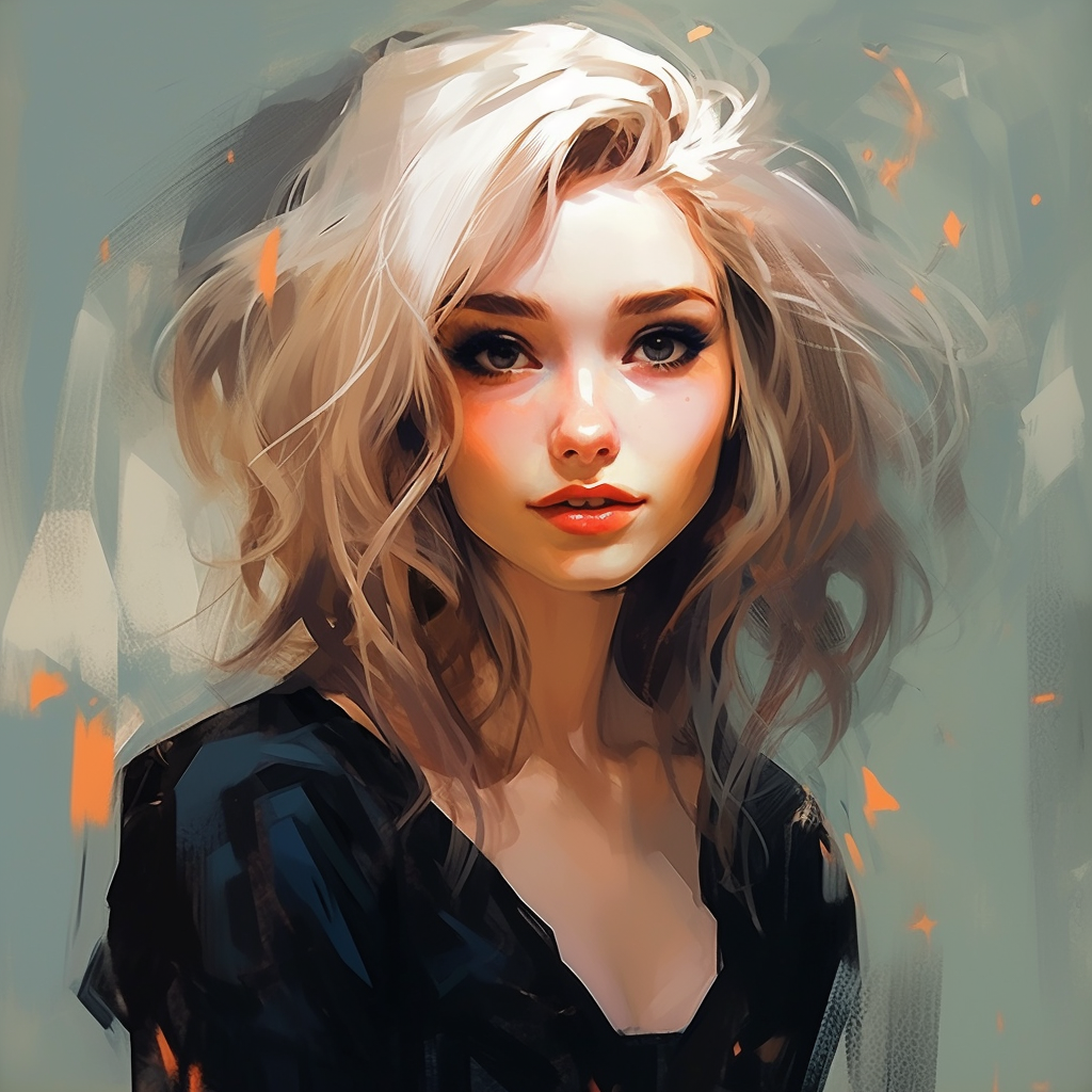 Stunning character design portrait