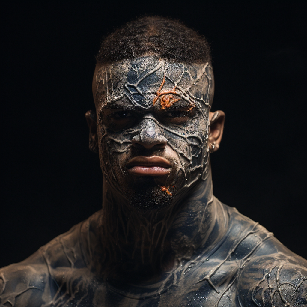 Auburn football player as Frankenstein