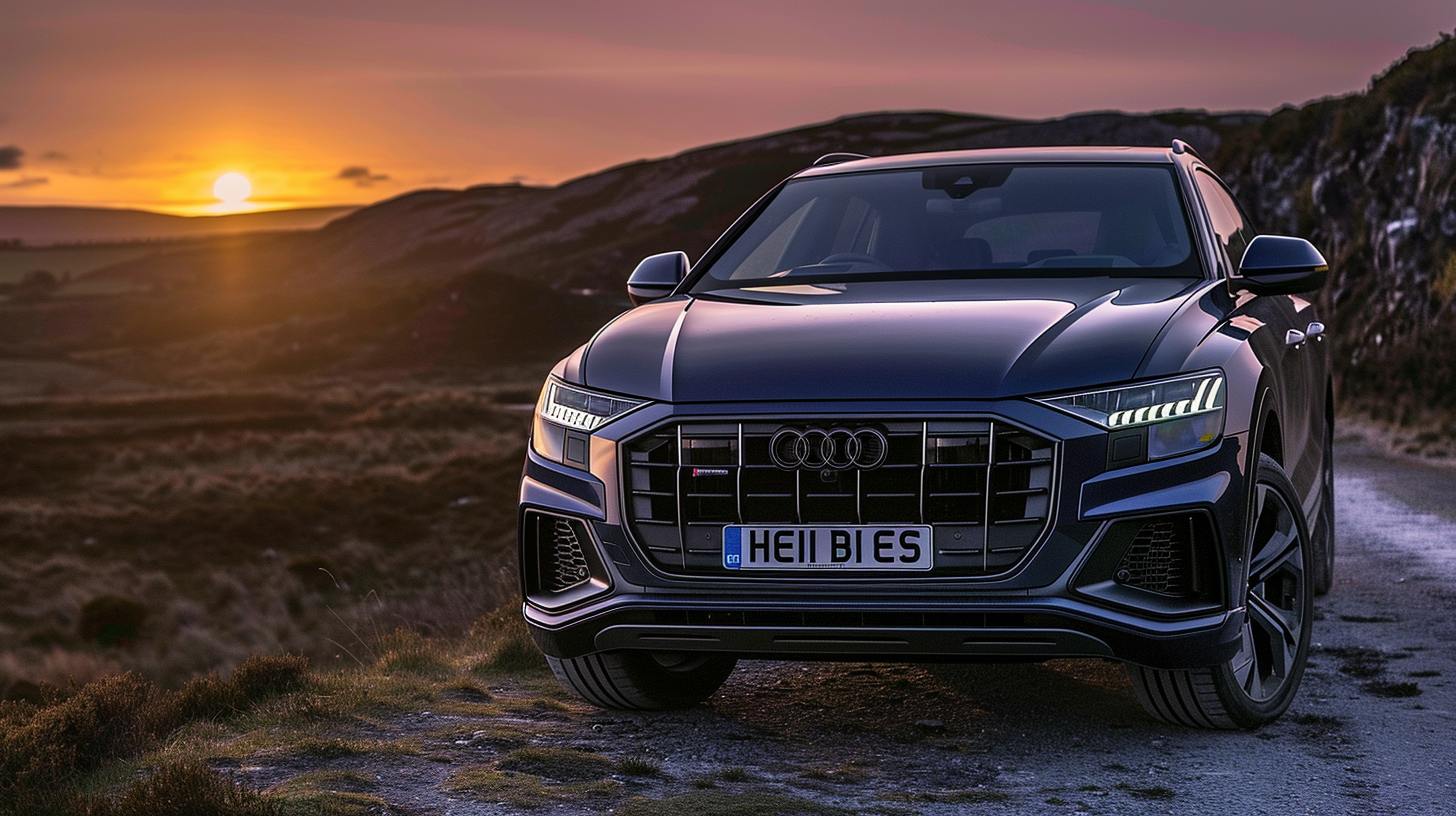 Audi Q8 with Hellbillies text