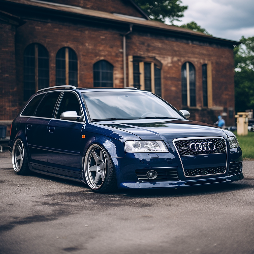 Stunning Audi S4 Avant with Black Rims