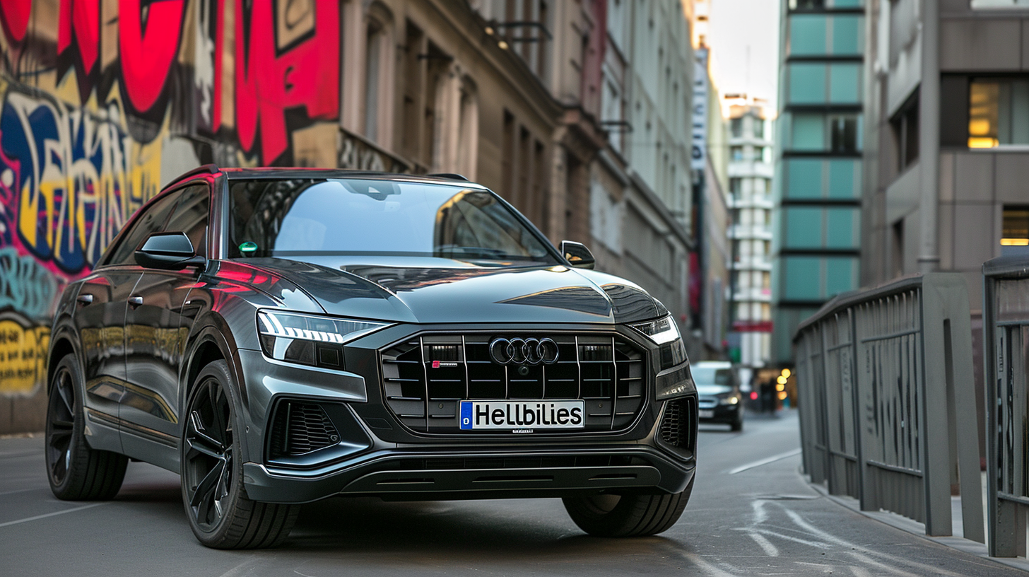 Audi Q8 Hellbillies Text