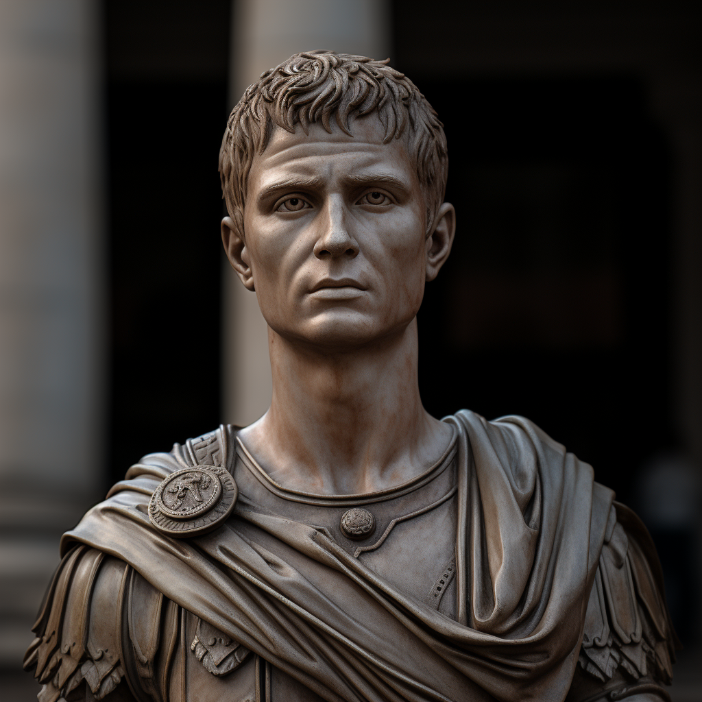 Augustus Statue in Hyper-Realistic Glory  ?