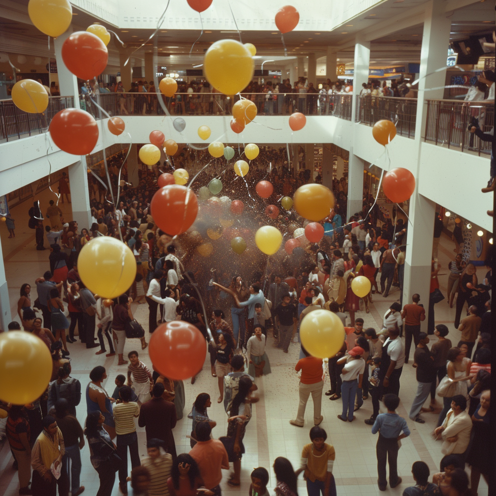 Aunt Jemima syrup balloons fight party