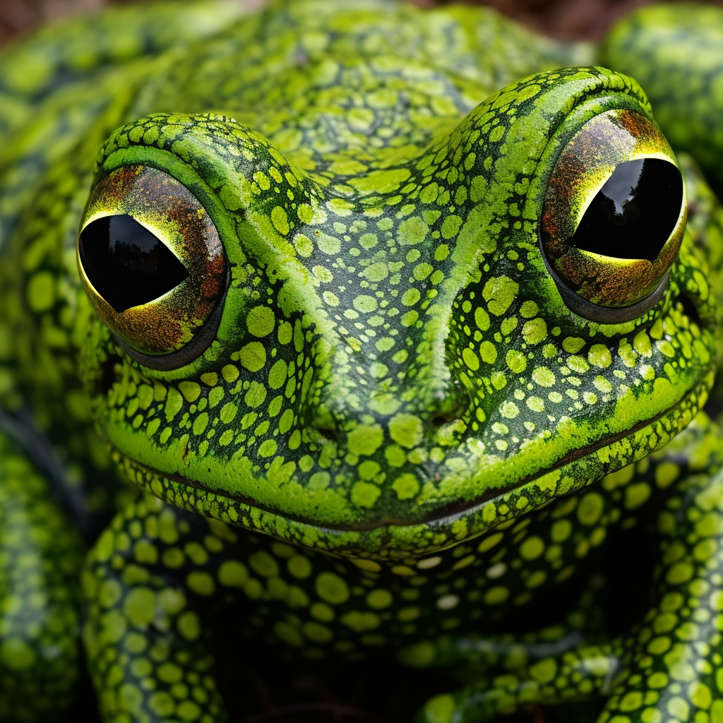 Australian frog skin camouflage