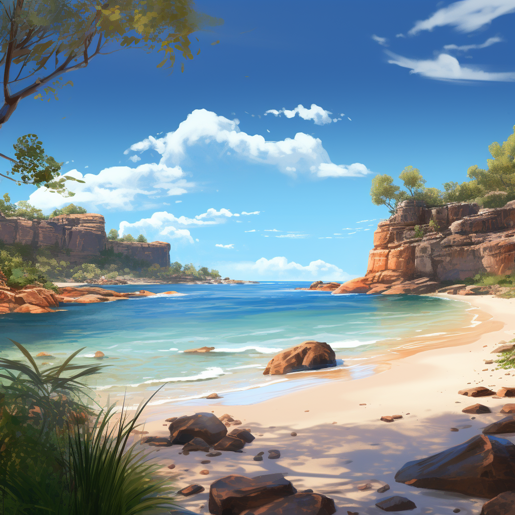 Beautiful Australian Beach in Salesforce Style