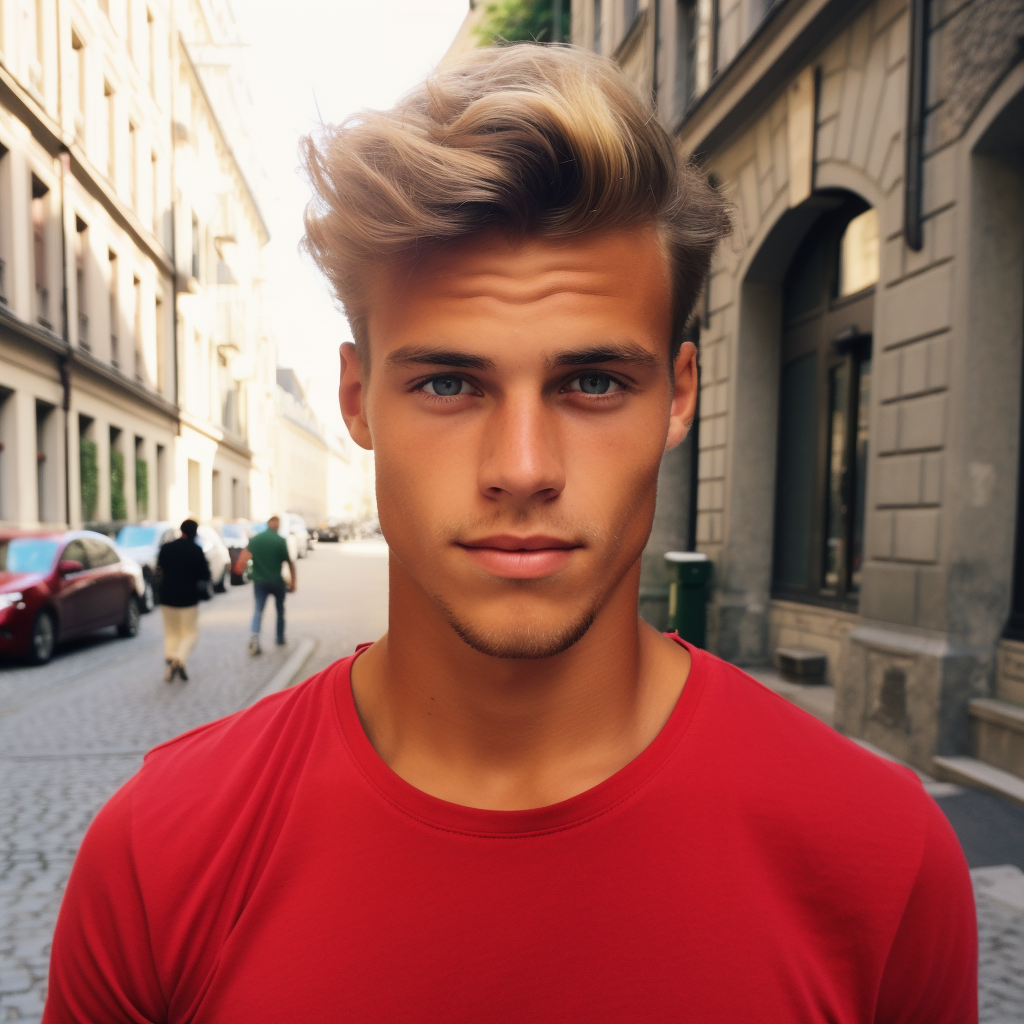 Austrian soccer player on romantic date