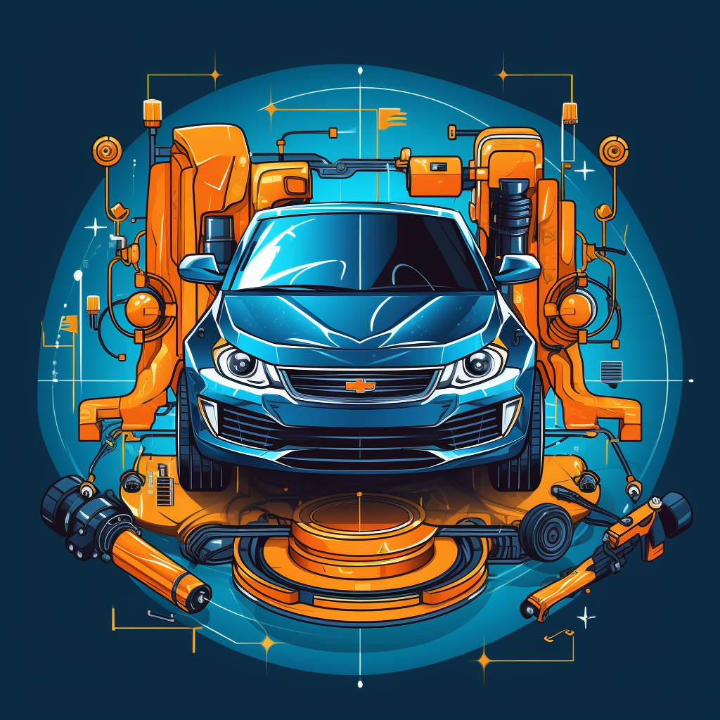 Auto assistance vector image