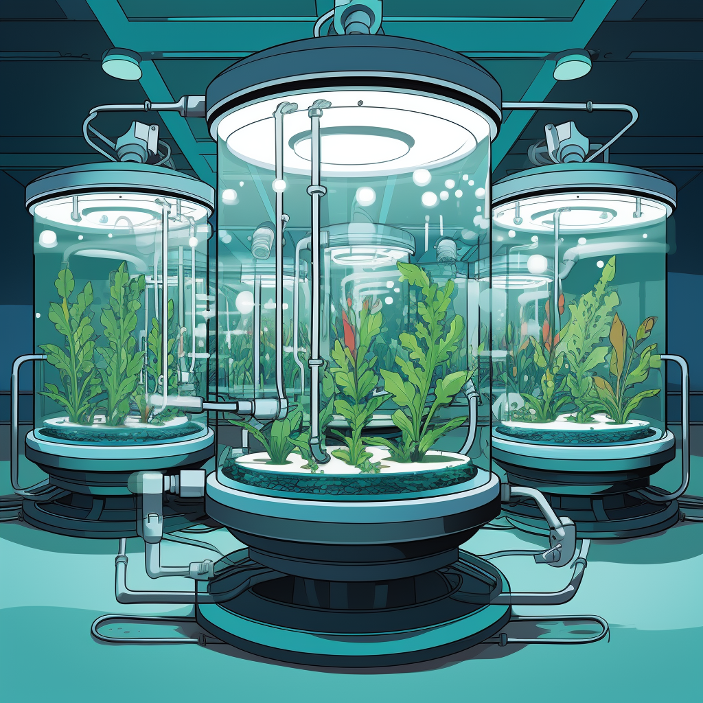 Illustration of an Automated Prototech Bioreactor Cultivation Chamber