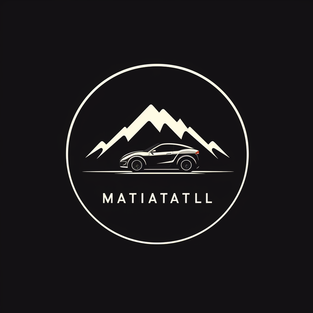 Minimalistic automotive logo design