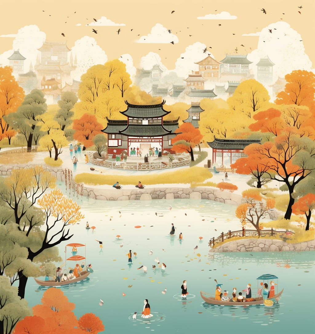 Chinese Mid-Autumn & National Day Poster