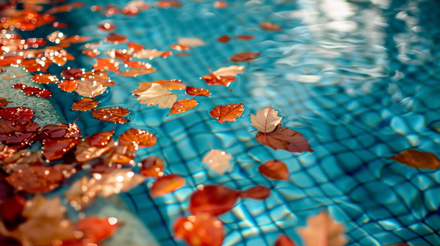 Autumn Leaves Swimming Pool