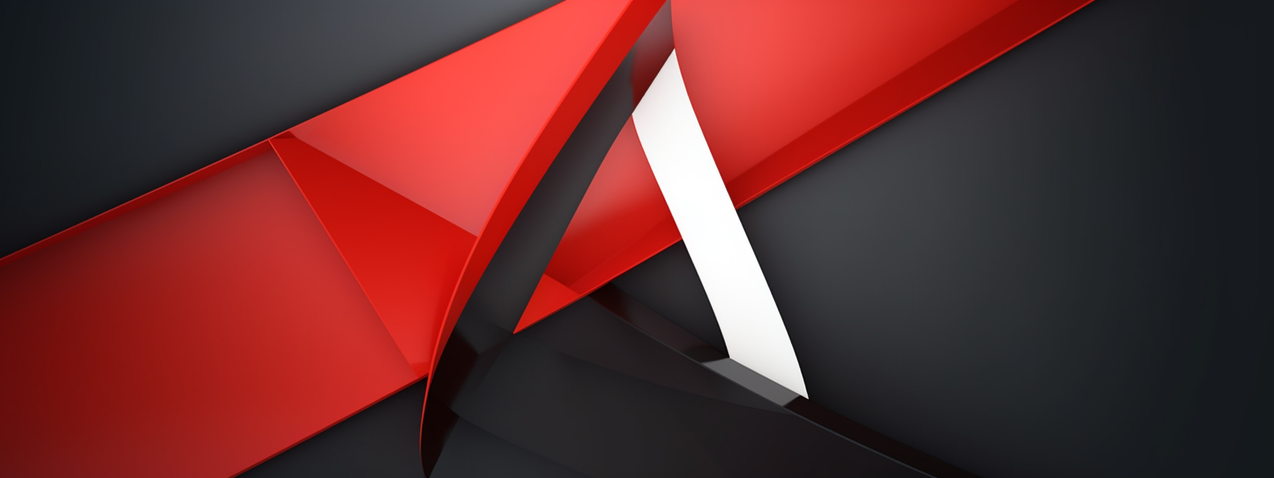 Bold and modern intertwined AV logo