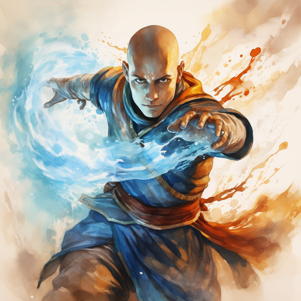 Water Bender Fighting Fire in Paris
