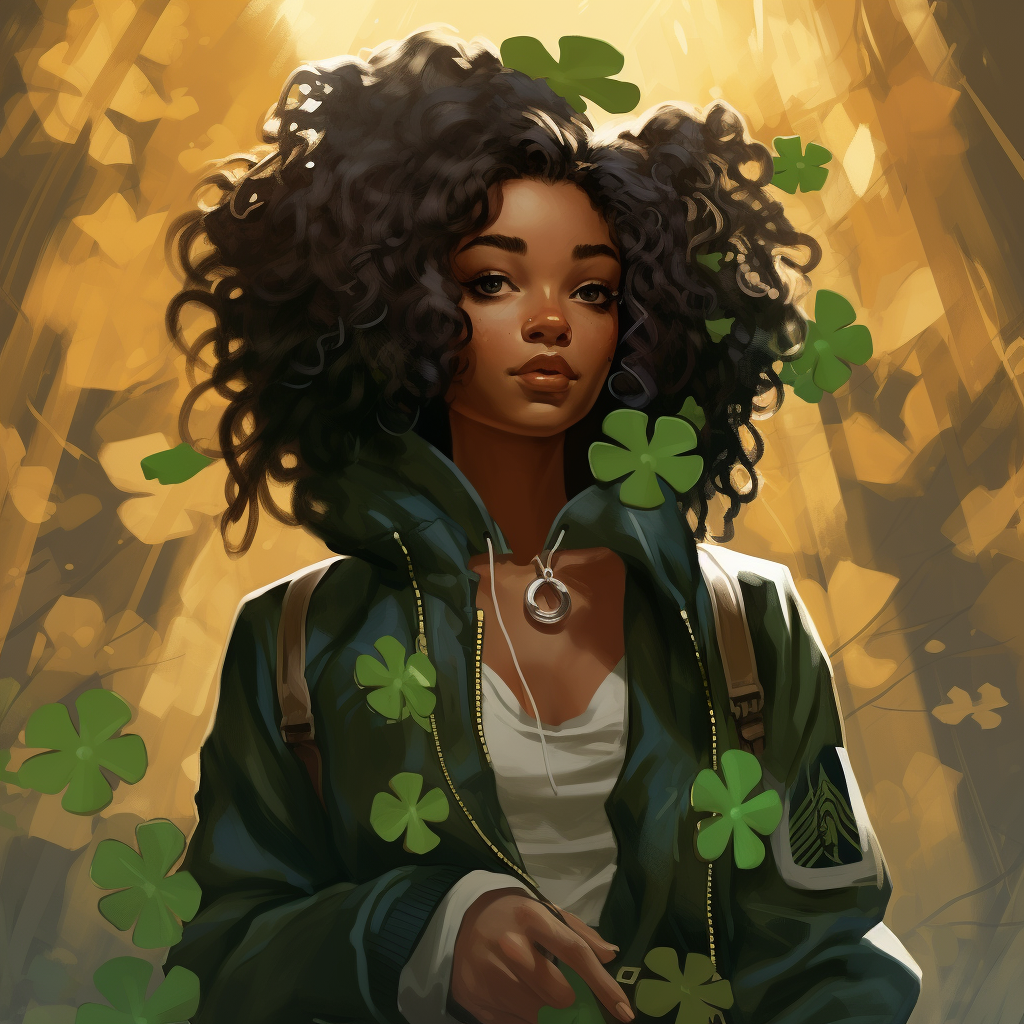 Avatar with Shamrocks and Hip-Hop Style