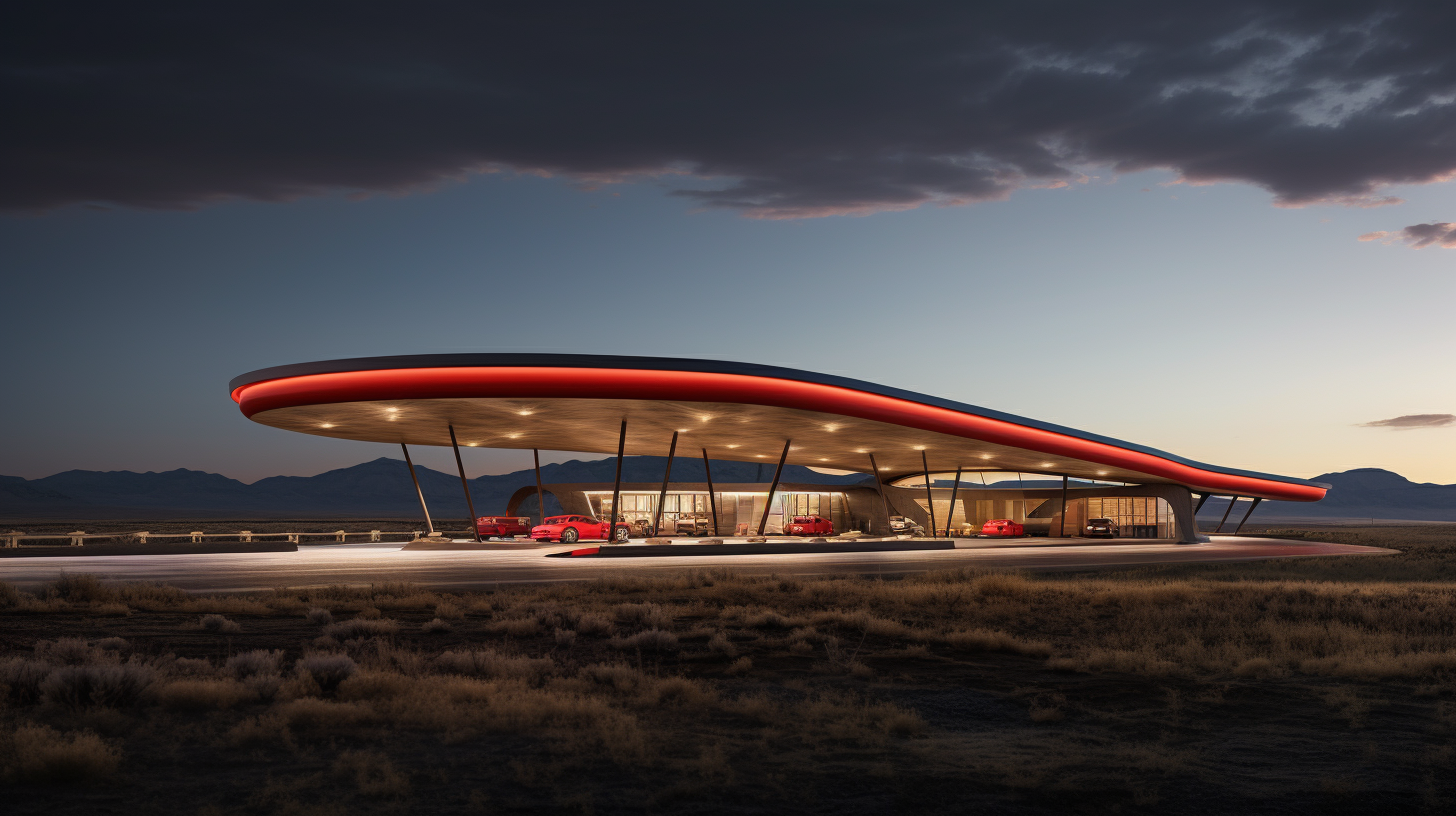 Architectural Gas Station Design in Wyoming