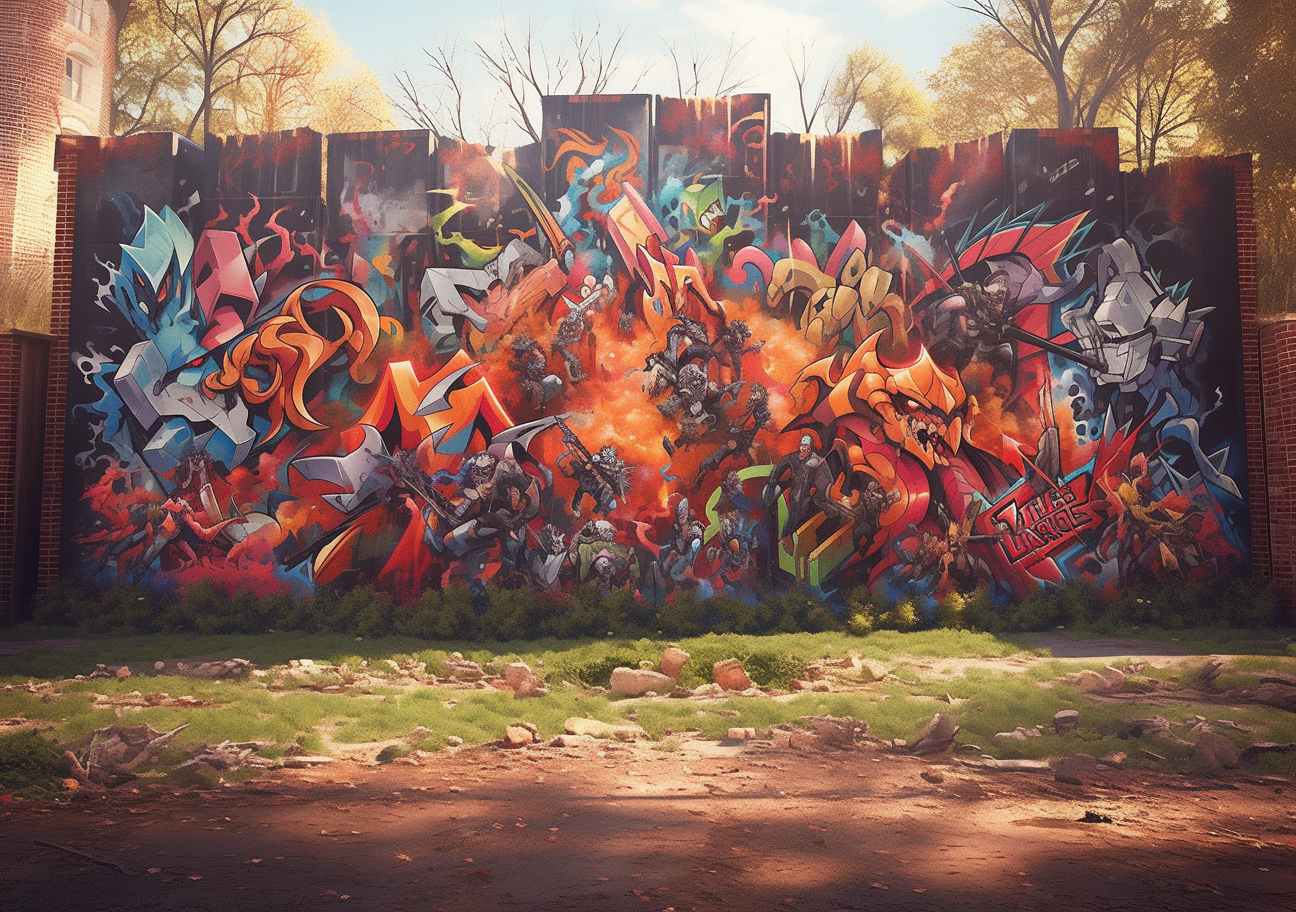 Stunning Graffiti Wall Artwork ?