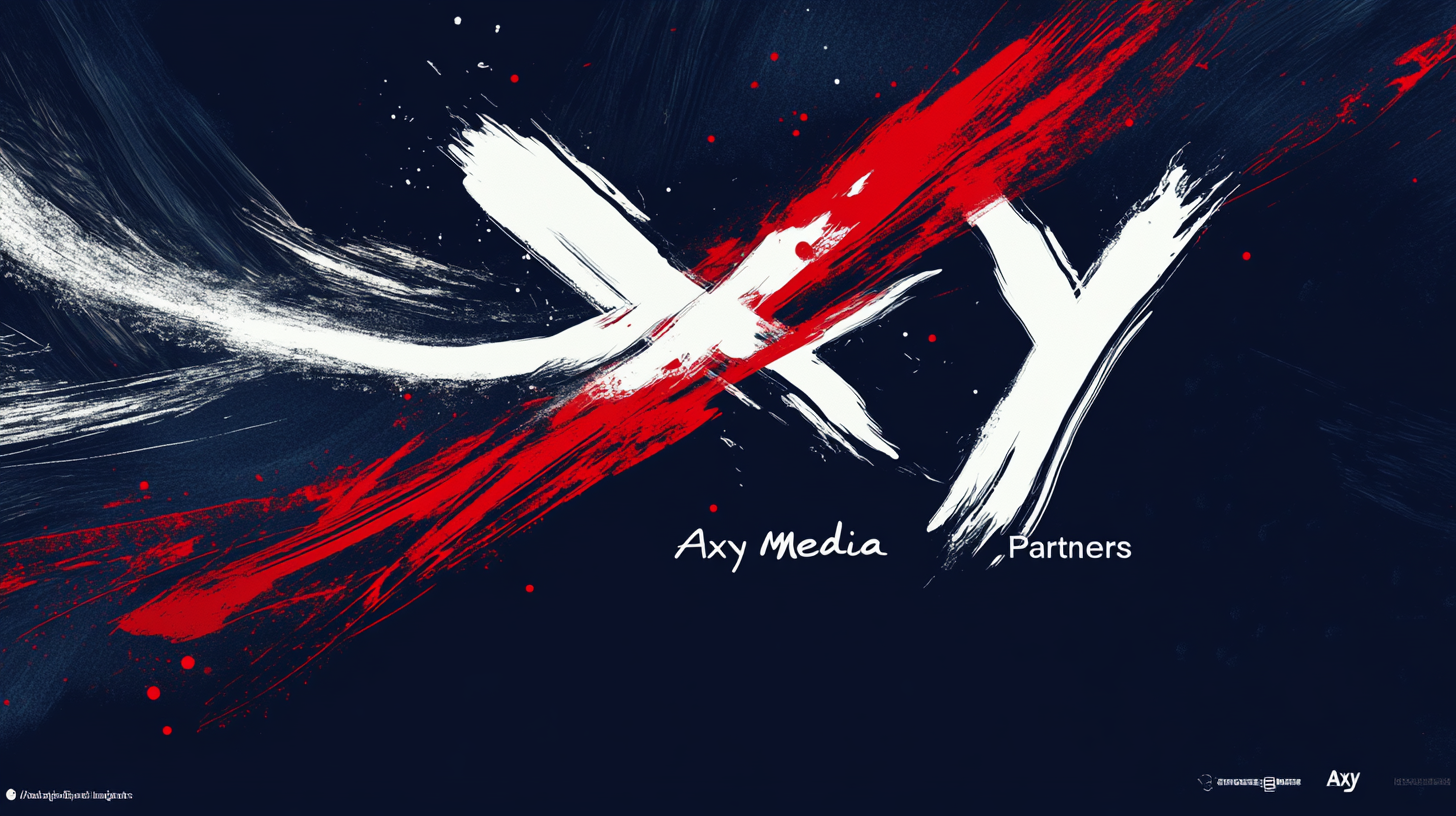 Brushstroke logo design for Axy