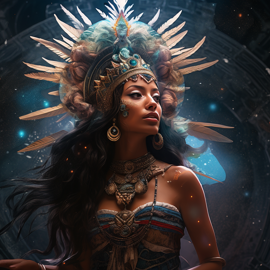 Aztec goddess of the moon