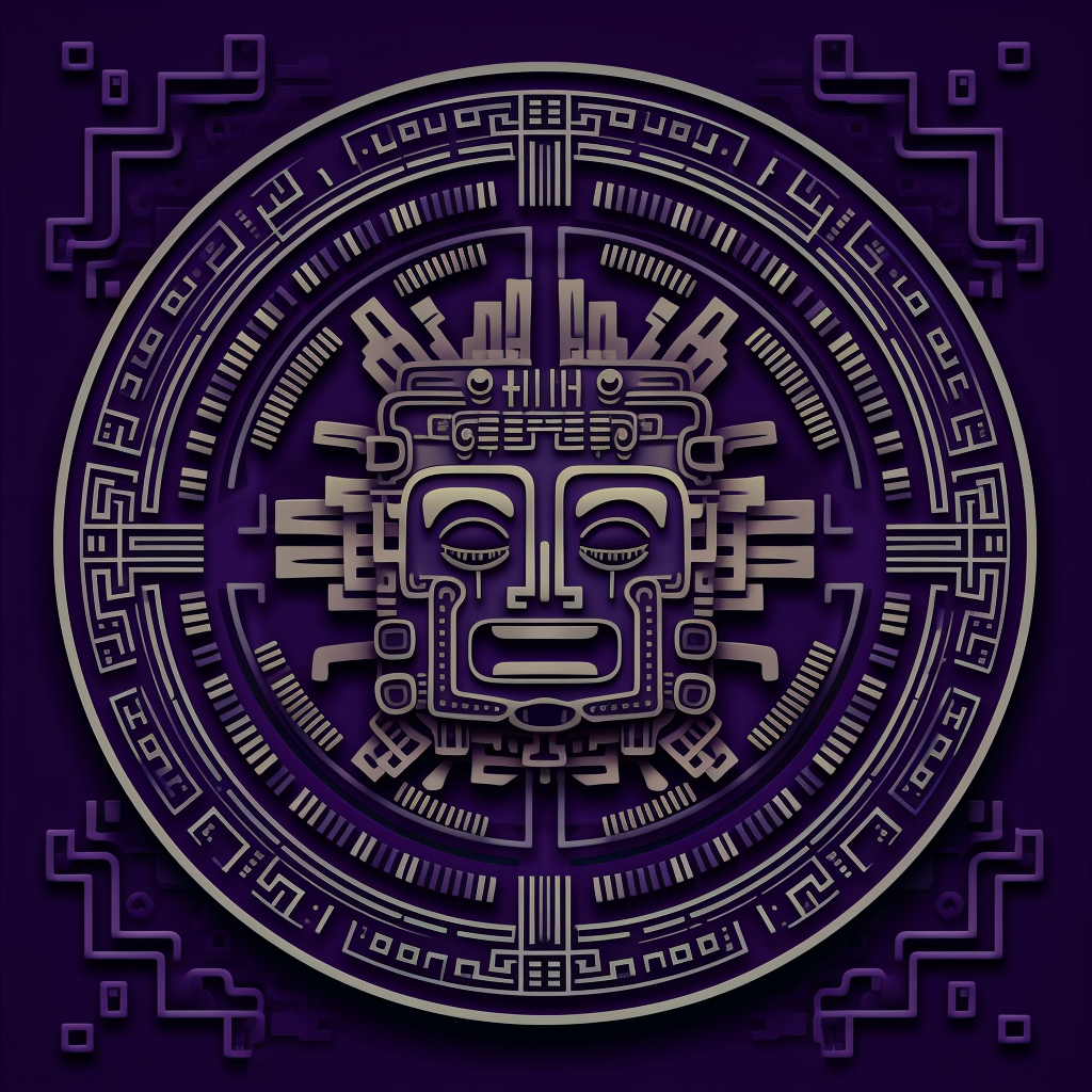 Bloodthirsty Aztec Incan AI Logo