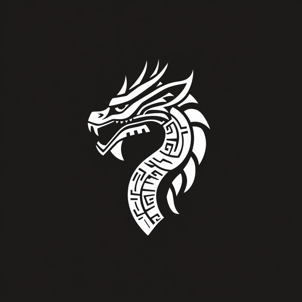 Aztec Serpent Dragon Logo Clothing