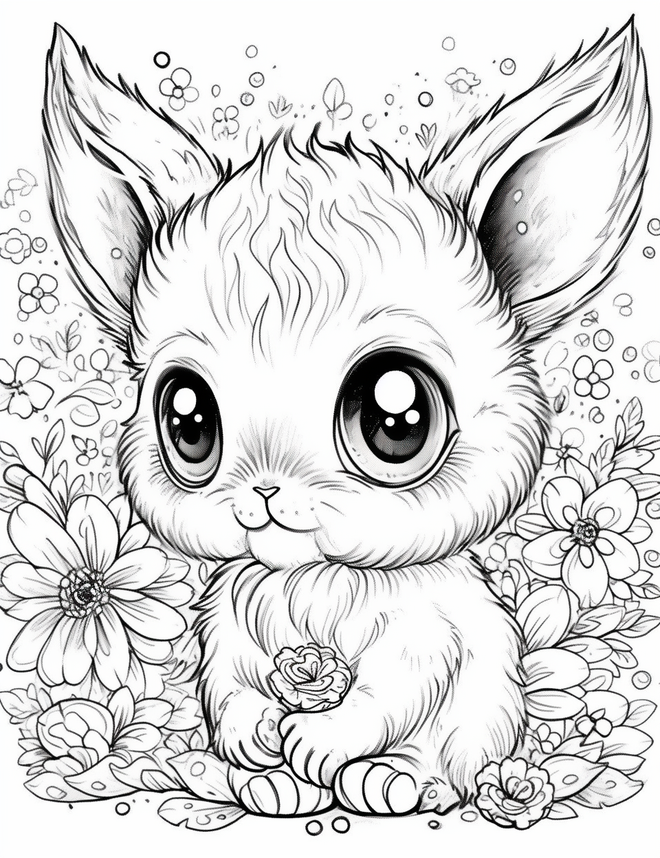 Baby Bunny Chibi Style Cute