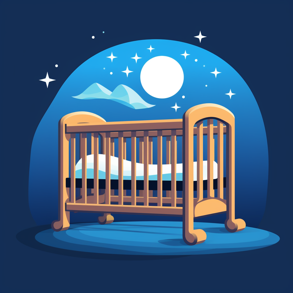 Illustration of a Baby Crib