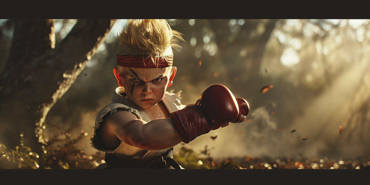 Baby Vega Street Fighter Character Portrait