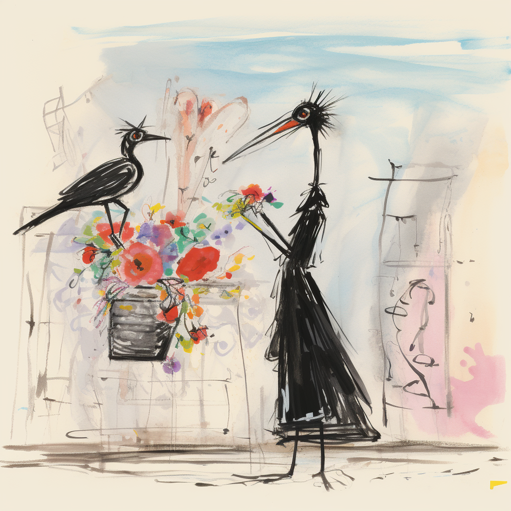 Quentin Blake's Illustration of The Bachelorette