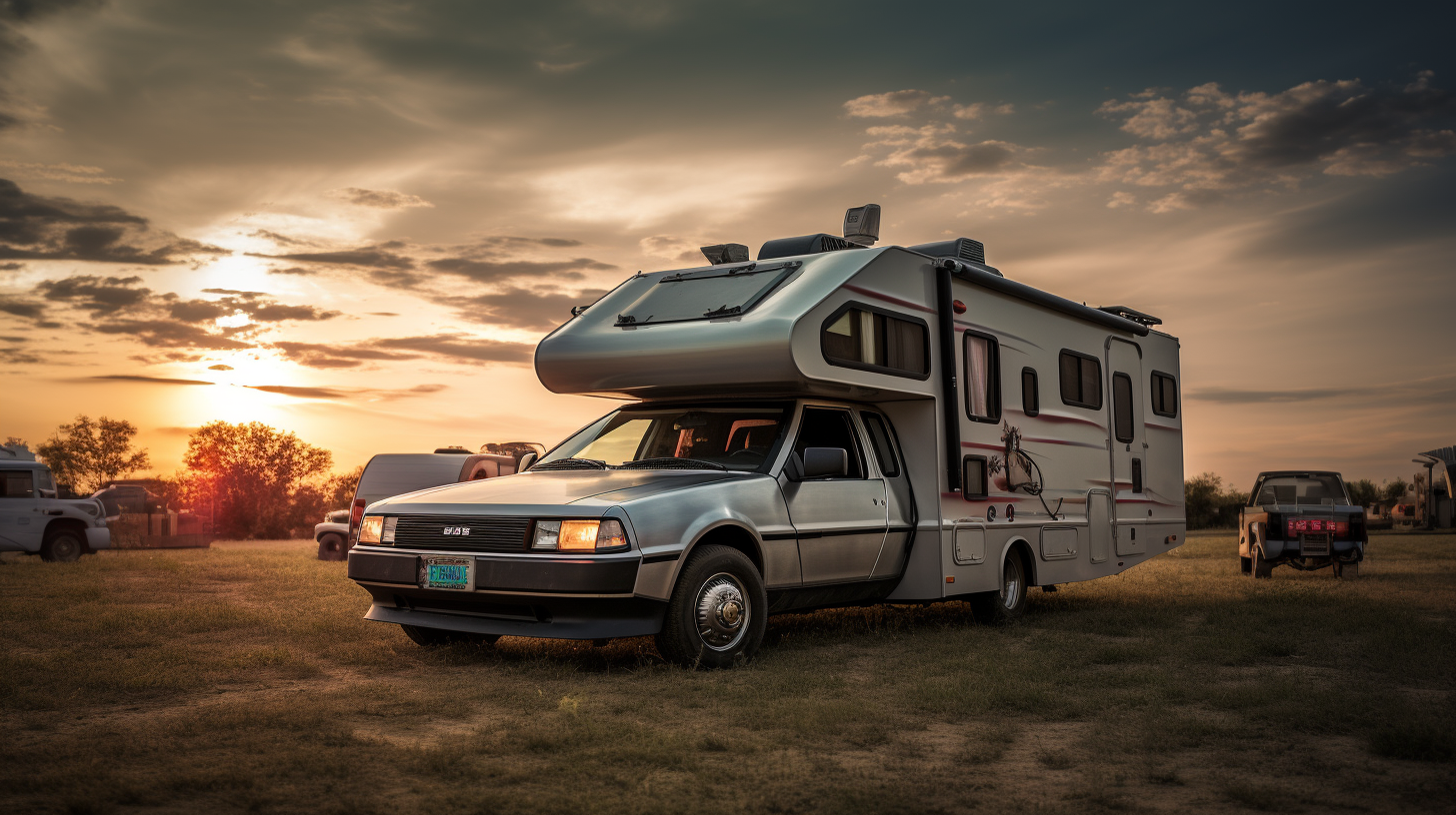 Back to the future Delorean motor home