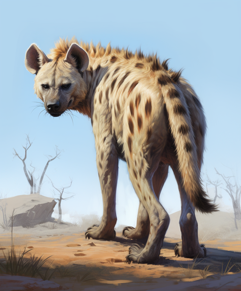 Hyena shown in Disney artstyle