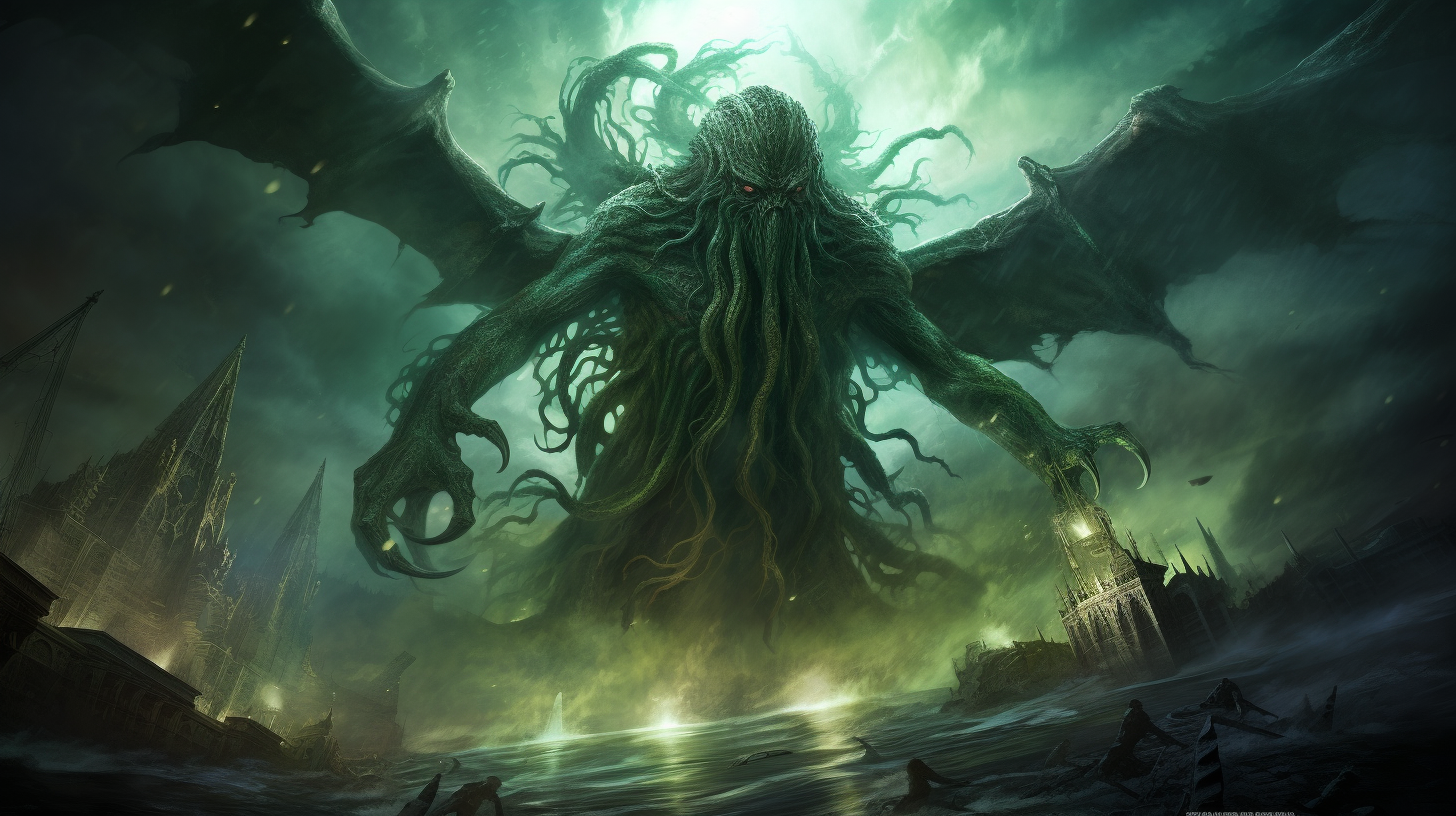 Cthulhu, terrifying and badass