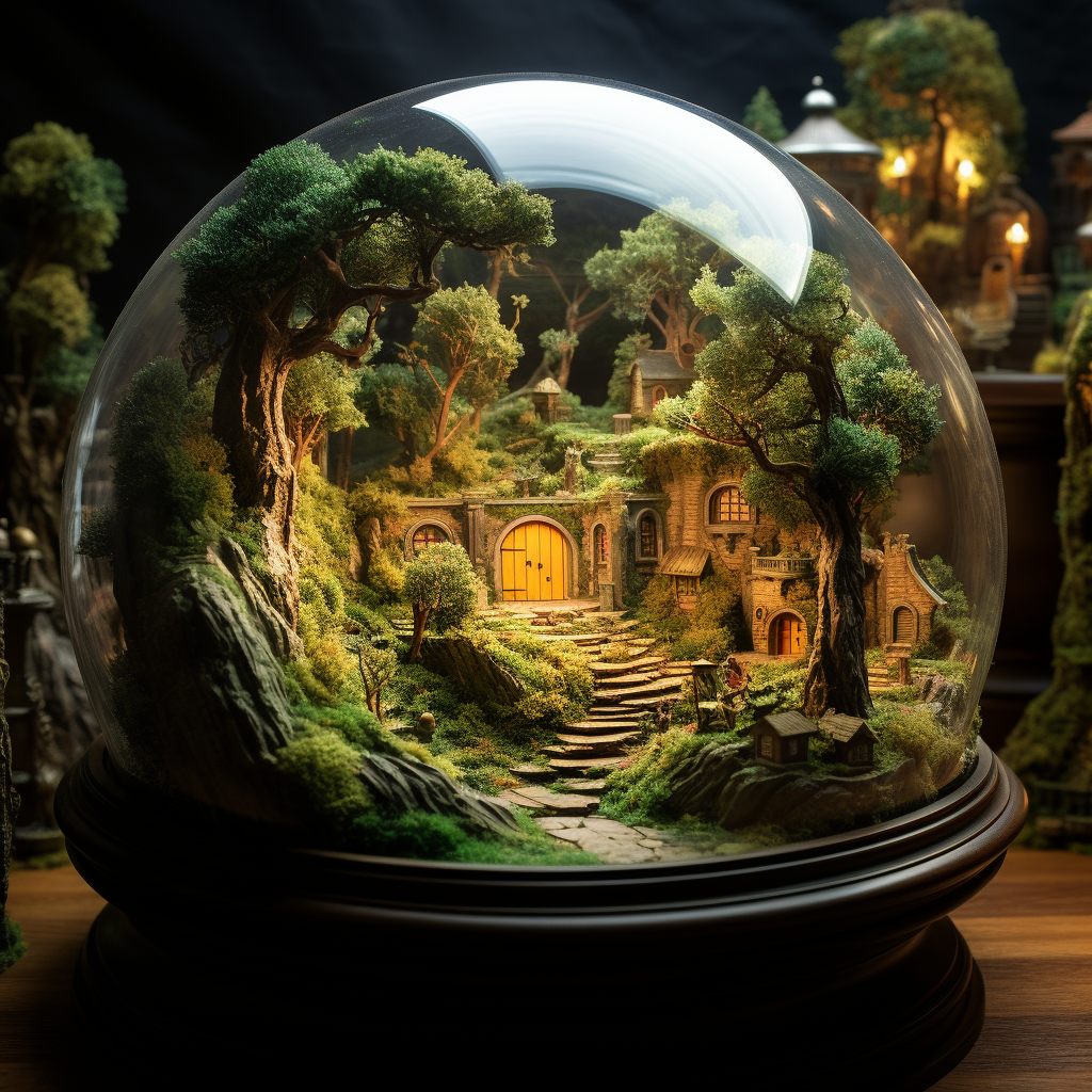 Bag End Shire Diorama in Jar