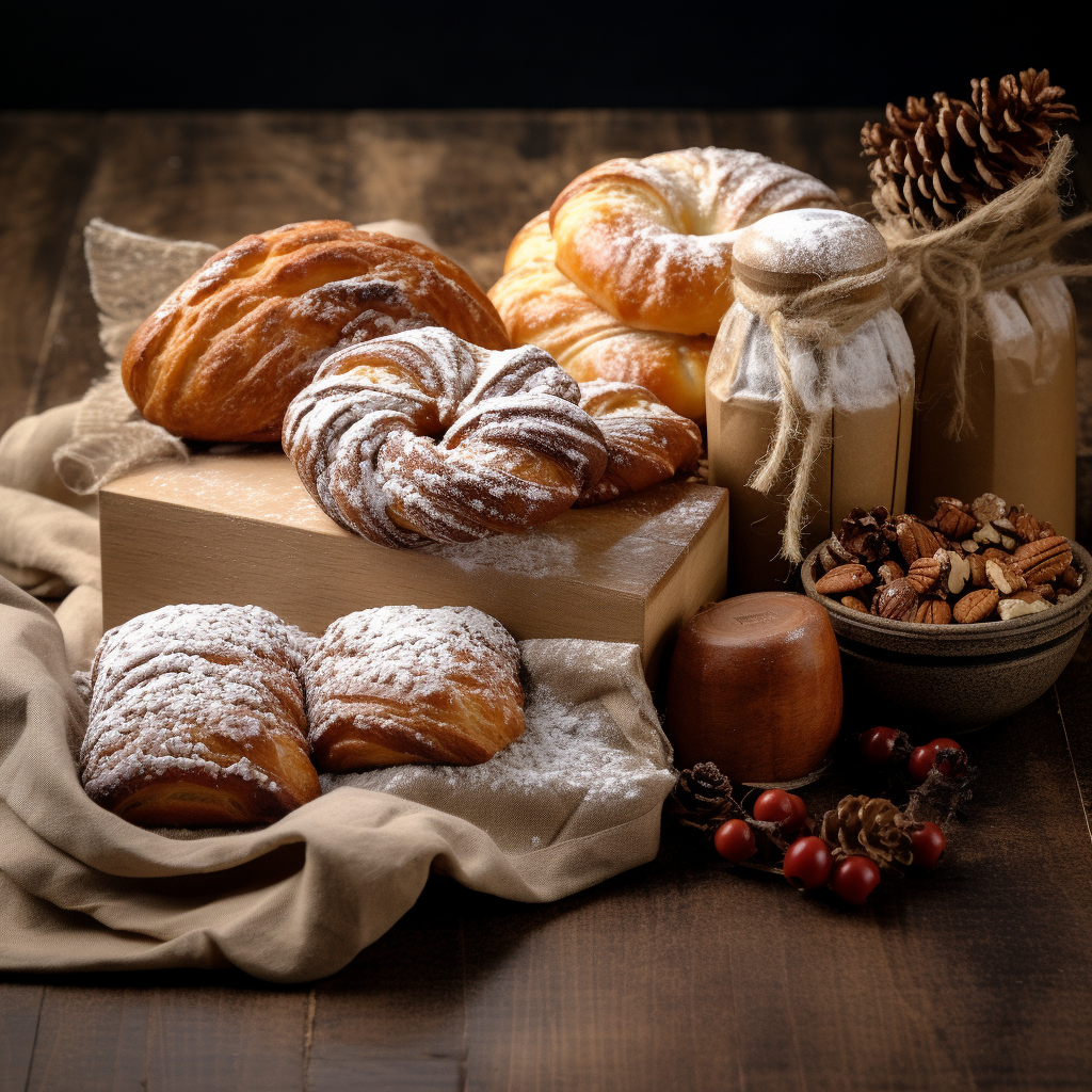 Tempting baked goods gift assortment