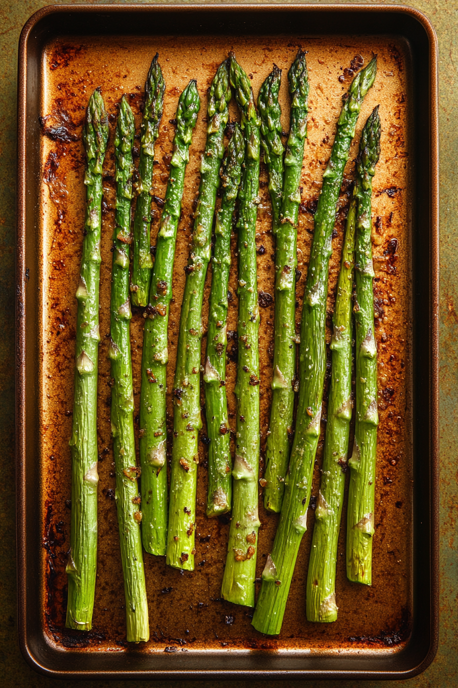 Cookbook Asparagus Recipe Background