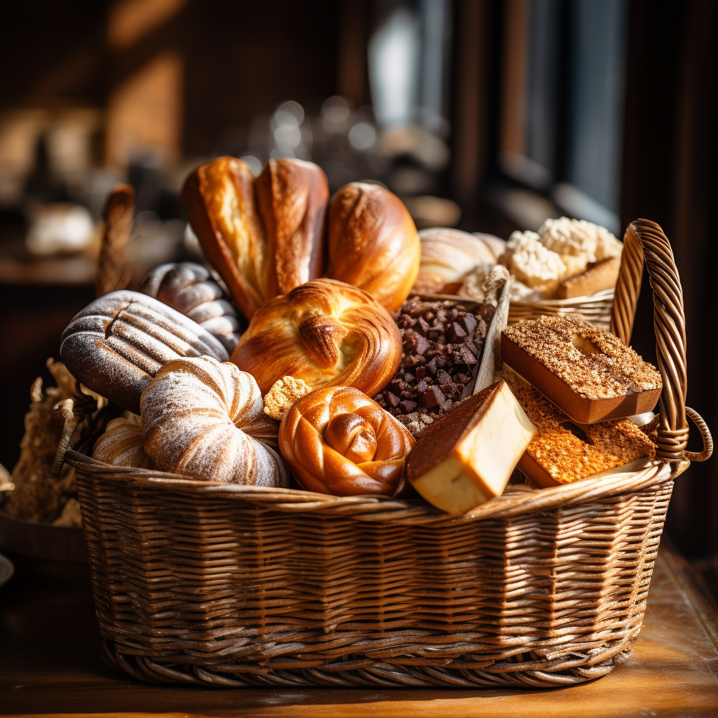 Assortment of Tasty Baked Goods