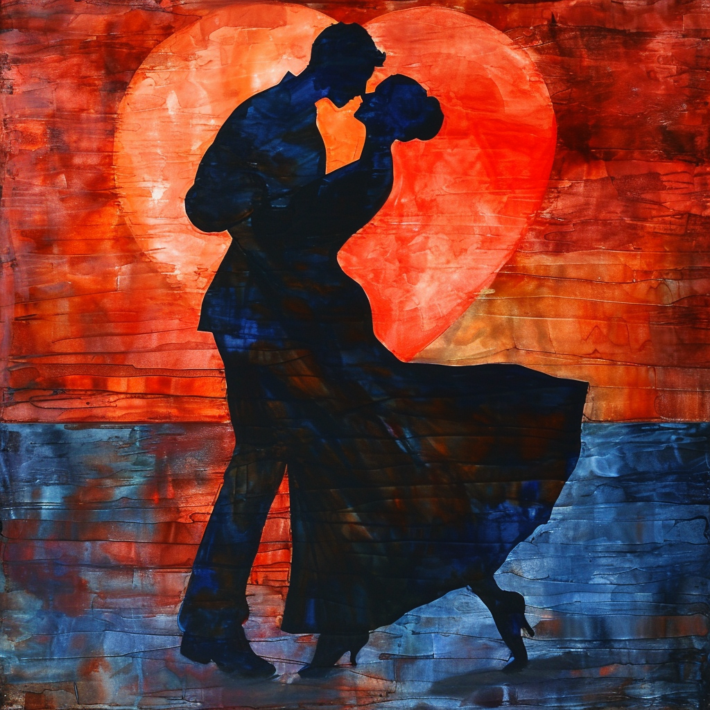 Ballroom Dance Heart Image