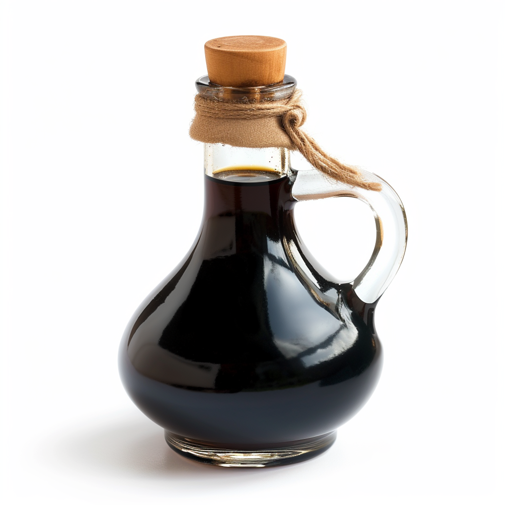 Balsamic Vinegar White Background No Shadows