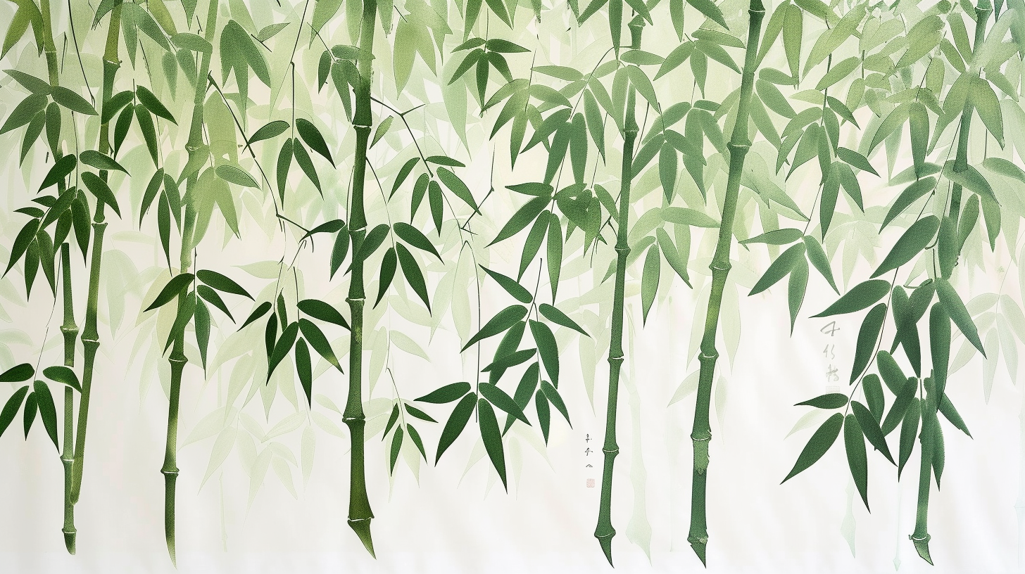 Bamboo Forest Ukiyo-e Paper Texture